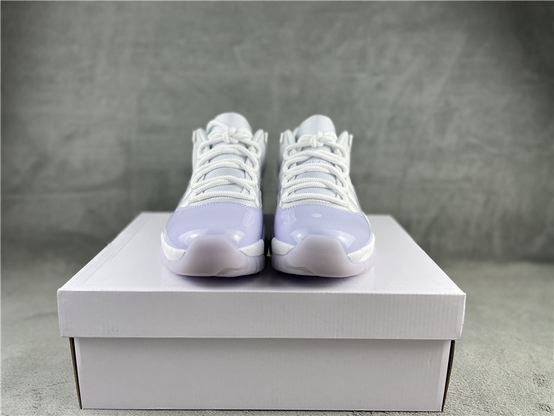 New 2022 Air Jordan 11 Low White Purple Shoes